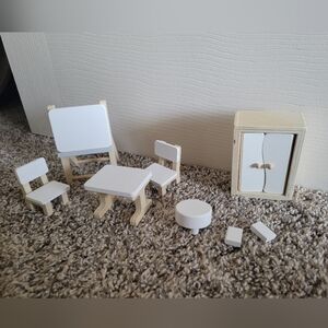 Pottery Barn Kids Dollhouse And School Furniture